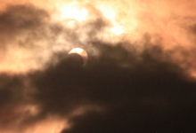 Solar Eclipse, Taipei Taiwan, 2012