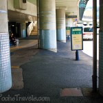 Earthquake Damage at JR Maihama Station at Tokyo Disney Resort, Tokyo, Japan
