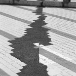 Earthquake Damage at JR Maihama Station at Tokyo Disney Resort, Tokyo, Japan