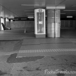 Earthquake Damage at JR Maihama Station at Tokyo Disney Resort, Tokyo, Japan