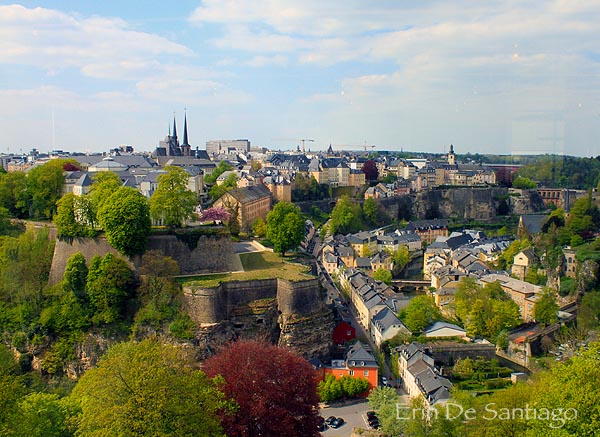 Luxembourg's historic and trendy Grund district 